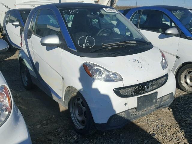 WMEEJ3BA7EK763107 - 2014 SMART FORTWO PUR WHITE photo 1