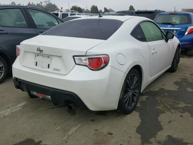 JF1ZNAA1XD2720010 - 2013 TOYOTA SCION FR-S თეთრი ფოტო 4