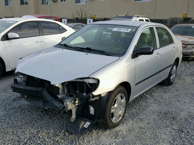 2T1BR32E27C797067 - 2007 TOYOTA COROLLA CE SILVER photo 2