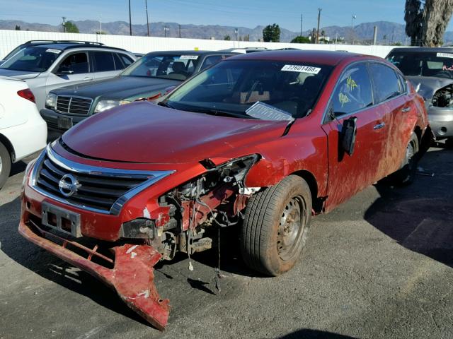 1N4AL3APXEC124300 - 2014 NISSAN ALTIMA 2.5 RED photo 2