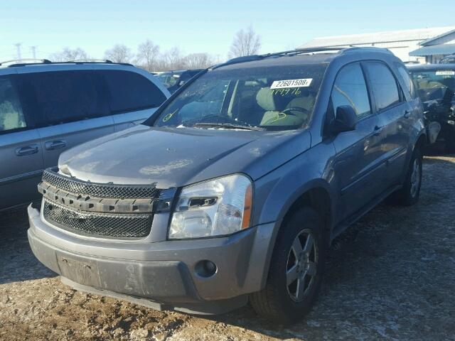 2CNDL73F756141563 - 2005 CHEVROLET EQUINOX LT SILVER photo 2