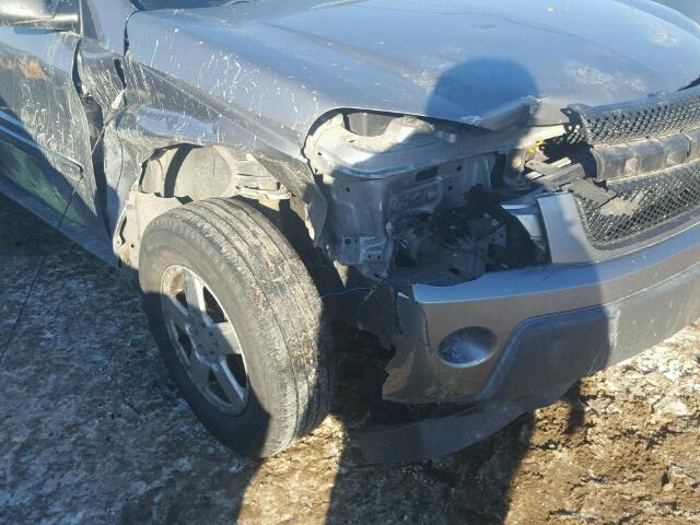 2CNDL73F756141563 - 2005 CHEVROLET EQUINOX LT SILVER photo 9