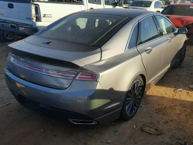 3LN6L2JK9GR617299 - 2016 LINCOLN MKZ GRAY photo 4