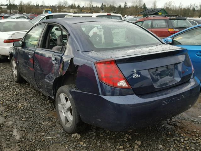 1G8AL55F97Z124726 - 2007 SATURN ION LEVEL BLUE photo 3