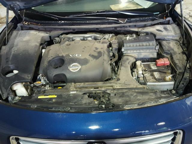 1N4AA5AP0EC453220 - 2014 NISSAN MAXIMA S BLUE photo 7