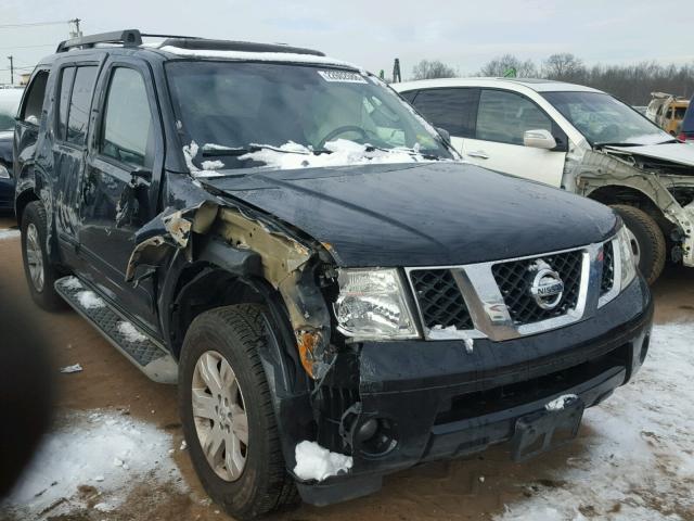 5N1AR18W47C614515 - 2007 NISSAN PATHFINDER BLACK photo 1