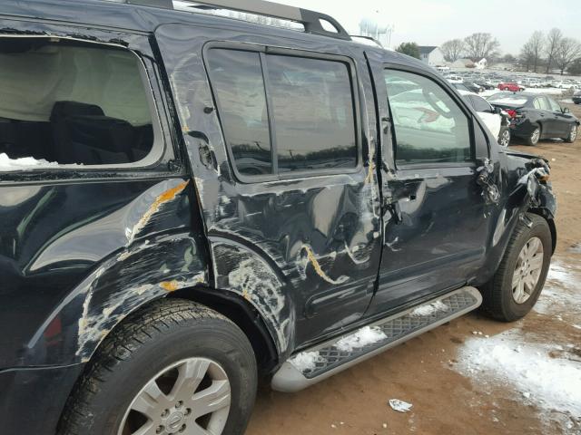 5N1AR18W47C614515 - 2007 NISSAN PATHFINDER BLACK photo 9