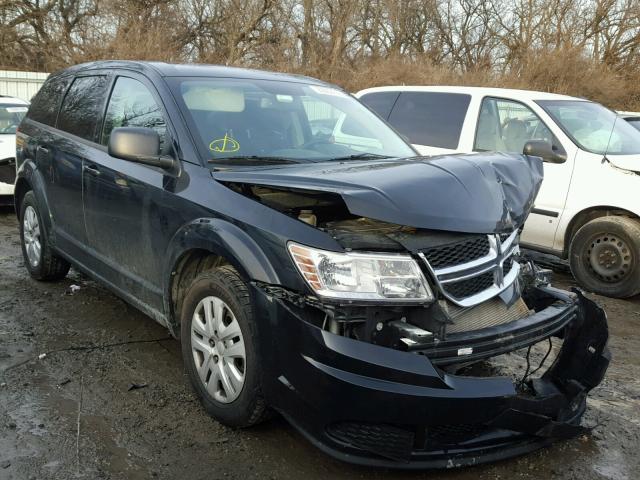 3C4PDCAB0ET181759 - 2014 DODGE JOURNEY SE BLACK photo 1