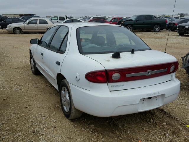 1G1JC52F537166688 - 2003 CHEVROLET CAVALIER WHITE photo 3