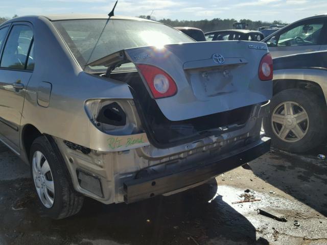 2T1BR32E16C701153 - 2006 TOYOTA COROLLA CE GOLD photo 9