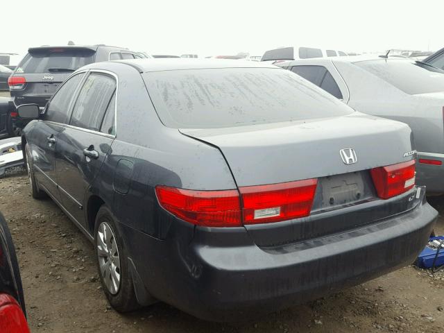 1HGCM56475A130000 - 2005 HONDA ACCORD LX CHARCOAL photo 3