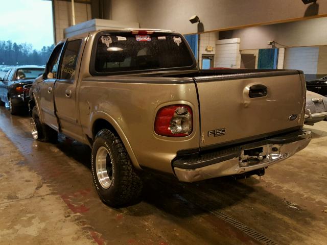 1FTRW08L12KB51974 - 2002 FORD F150 SUPER GRAY photo 3