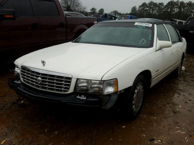 1G6KD52YXVU208161 - 1997 CADILLAC DEVILLE WHITE photo 2