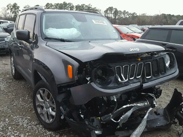 ZACCJABB3HPG22905 - 2017 JEEP RENEGADE L GRAY photo 1