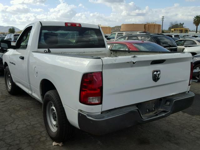 3D7JB1EK0BG632435 - 2011 DODGE RAM 1500 WHITE photo 3