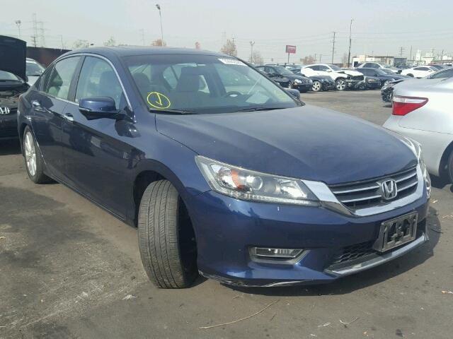 1HGCR2F7XDA254061 - 2013 HONDA ACCORD EX BLUE photo 1