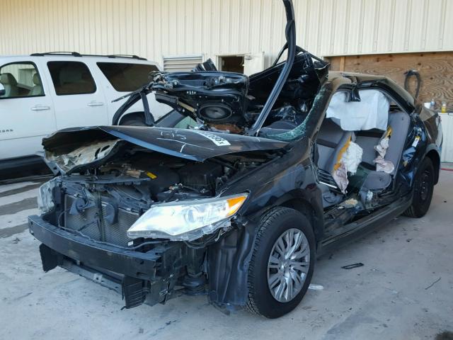 4T4BF1FK5ER356743 - 2014 TOYOTA CAMRY L BLACK photo 2