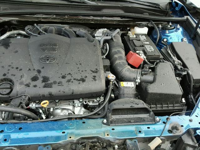 4T1BZ1HK5JU008045 - 2018 TOYOTA CAMRY XSE BLUE photo 7