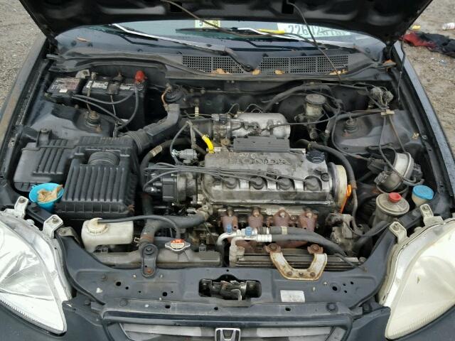 1HGEJ8246VL109801 - 1997 HONDA CIVIC EX შავი ფოტო 7