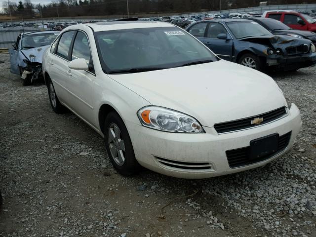 2G1WT58N989286245 - 2008 CHEVROLET IMPALA LT WHITE photo 1