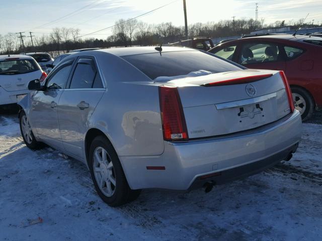 1G6DM577480113969 - 2008 CADILLAC CTS SILVER photo 3