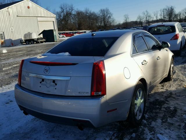 1G6DM577480113969 - 2008 CADILLAC CTS SILVER photo 4