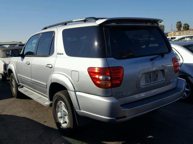 5TDBT48A71S048873 - 2001 TOYOTA SEQUOIA LI SILVER photo 3