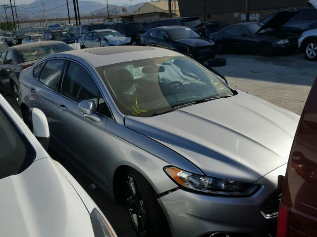 3FA6P0K98ER150498 - 2014 FORD FUSION TIT GRAY photo 1