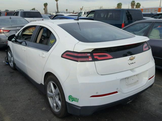 1G1RF6E40EU173031 - 2014 CHEVROLET VOLT WHITE photo 3