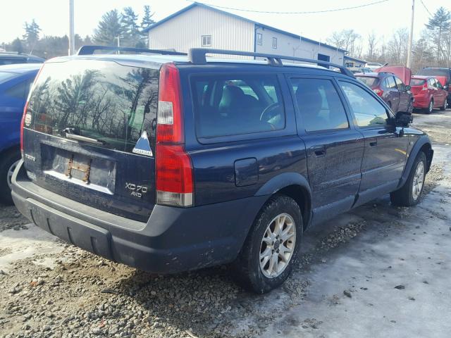 YV1SZ59H441155553 - 2004 VOLVO XC70 BLUE photo 4