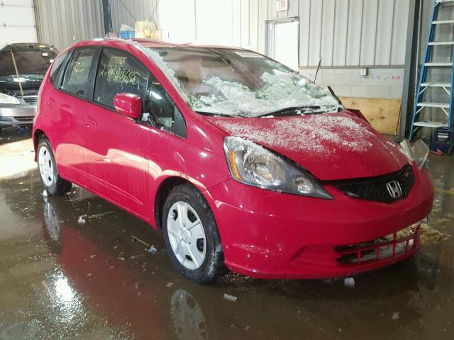 JHMGE8H37DC046909 - 2013 HONDA FIT RED photo 1