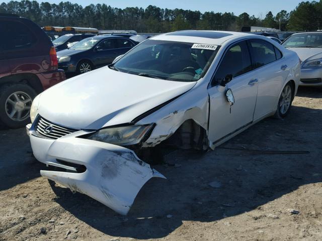 JTHBJ46G382193079 - 2008 LEXUS ES 350 WHITE photo 2