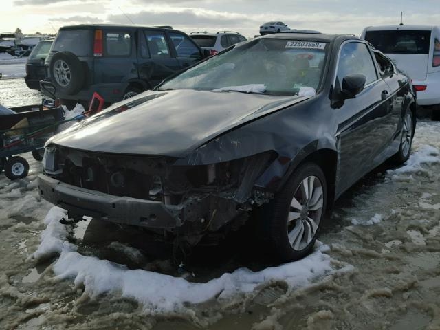 1HGCS1B87BA003475 - 2011 HONDA ACCORD EXL BLACK photo 2