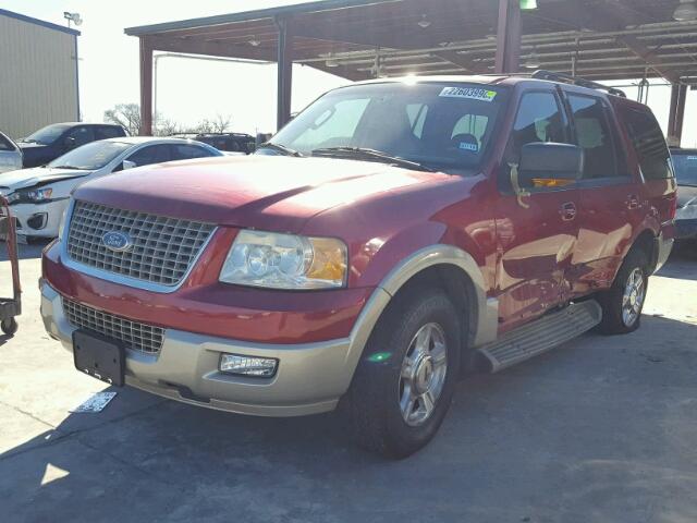 1FMPU17506LA97018 - 2006 FORD EXPEDITION RED photo 2