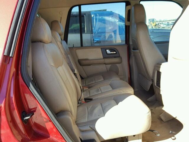 1FMPU17506LA97018 - 2006 FORD EXPEDITION RED photo 6