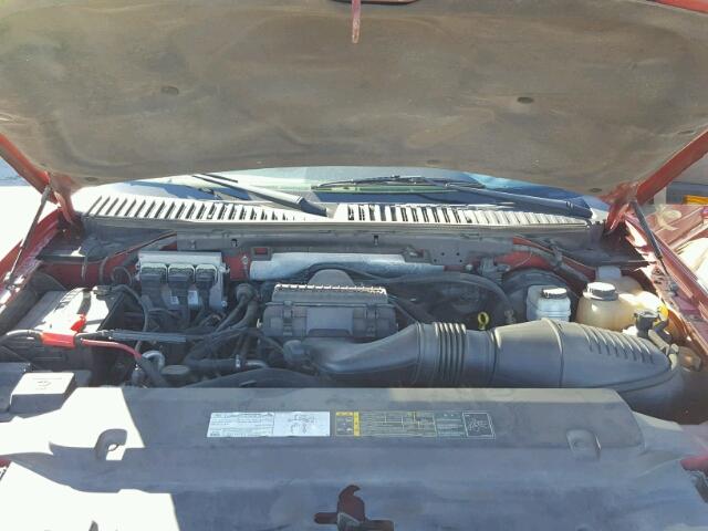1FMPU17506LA97018 - 2006 FORD EXPEDITION RED photo 7
