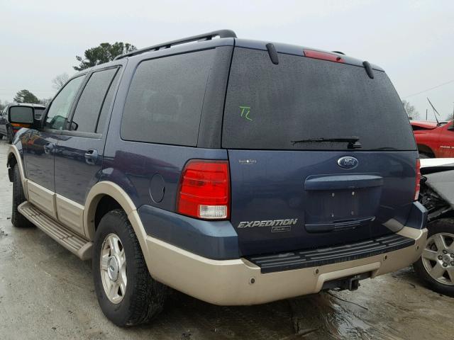 1FMFU17505LA62571 - 2005 FORD EXPEDITION BLUE photo 3