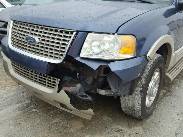 1FMFU17505LA62571 - 2005 FORD EXPEDITION BLUE photo 9