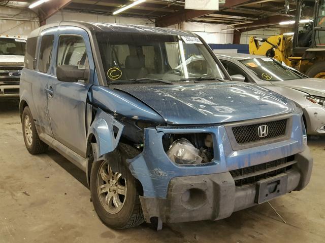 5J6YH28726L002987 - 2006 HONDA ELEMENT EX BLUE photo 1