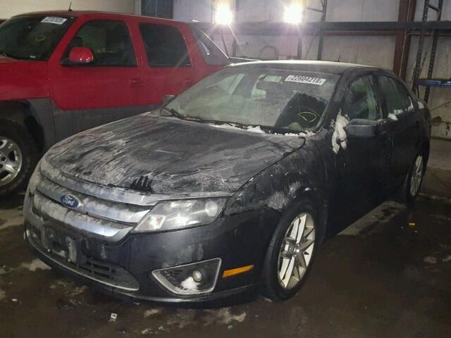 3FAHP0JA3AR311399 - 2010 FORD FUSION SEL GRAY photo 2