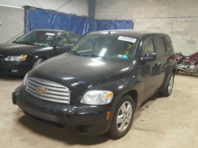 3GNCA13B59S596216 - 2009 CHEVROLET HHR LS BLACK photo 2