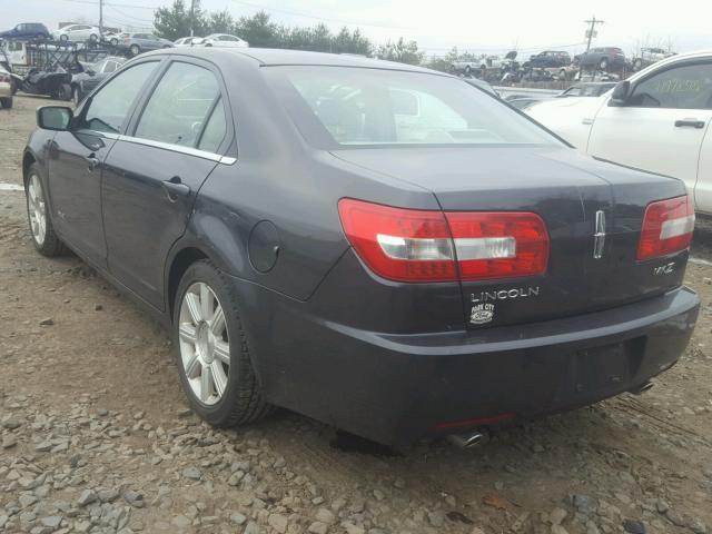 3LNHM26T57R663865 - 2007 LINCOLN MKZ CHARCOAL photo 3