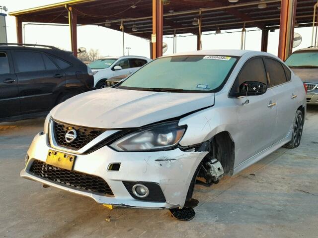 3N1AB7AP6GY315827 - 2016 NISSAN SENTRA S SILVER photo 2