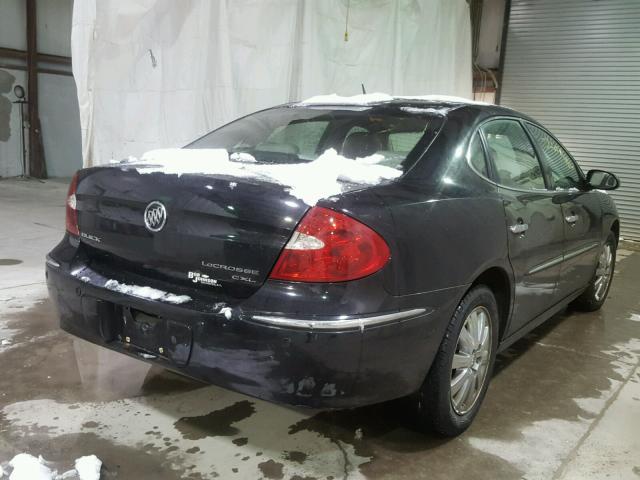 2G4WD582181156805 - 2008 BUICK LACROSSE C BLACK photo 4