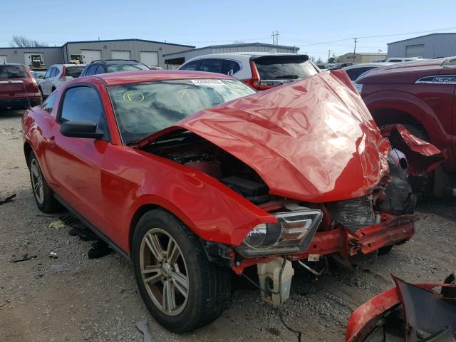 1ZVBP8ANXA5168453 - 2010 FORD MUSTANG RED photo 1
