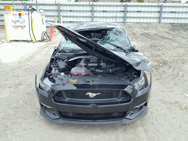 1FA6P8CF2H5289665 - 2017 FORD MUSTANG GT BLACK photo 9