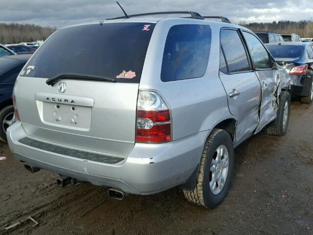 2HNYD18654H529820 - 2004 ACURA MDX TOURIN SILVER photo 4