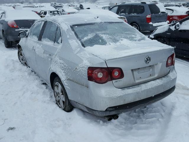 3VWRM71K08M013681 - 2008 VOLKSWAGEN JETTA SE SILVER photo 3