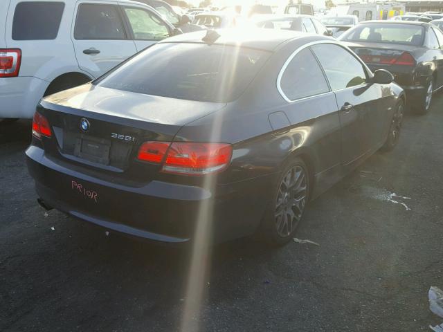 WBAWB33528P133338 - 2008 BMW 328 I BLACK photo 4