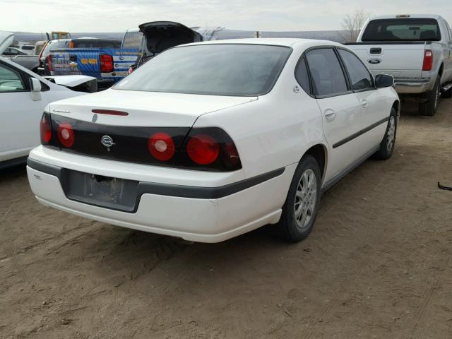 2G1WF52E149389430 - 2004 CHEVROLET IMPALA WHITE photo 4